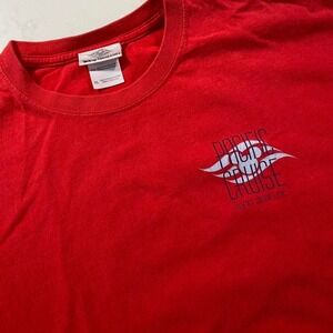 Disney‎ Cruise Line Pacific Cruise 2011 Red T-Shirt XL – Limited Event Souvenir